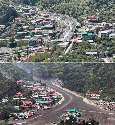 Destruction in Dharali Region 2025